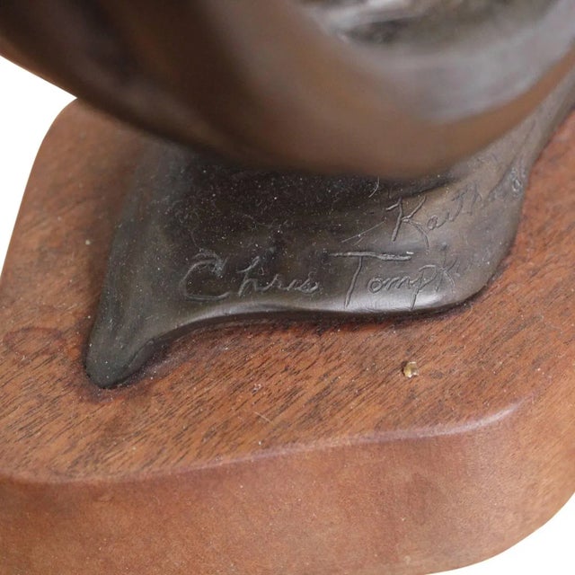 Chris Tompkins "Kaitha" Figurative Sculpture of a Women in a Hand 1986 For Sale In Houston - Image 6 of 7