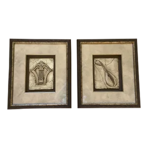 Music Themed Framed Wall Art - Set of 2