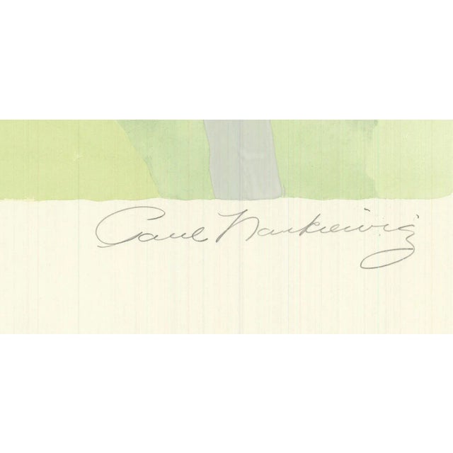 Artist: Narkiewicz Paul Title: Tertius Year: Unknown Signed: Yes Medium: Serigraph Paper Size: 19 x 24 inches ( 48.26 x...