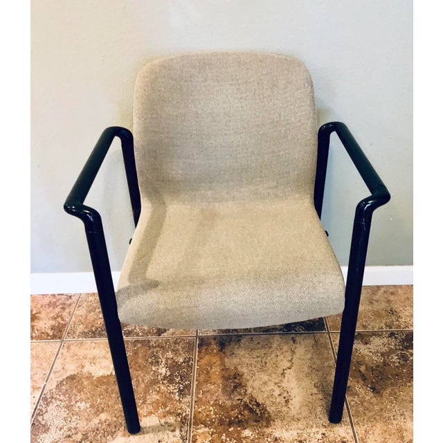 Metal 1990s Vintage Herman Miller Side Chair For Sale - Image 7 of 8