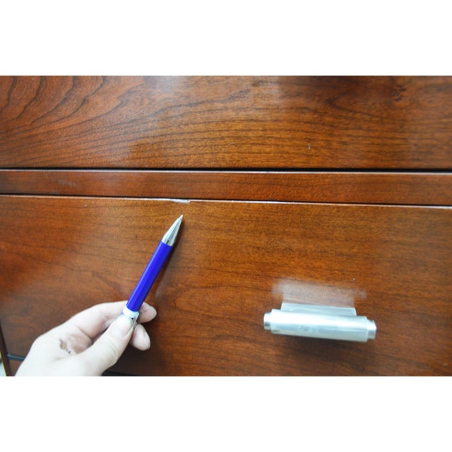 Stickley Cherry Nightstands a Pair For Sale - Image 10 of 12