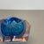 Blue Murano Glass Faceted Diamond Sommerso Bowl by Flavio Poli, Italy, 1970s For Sale - Image 8 of 18