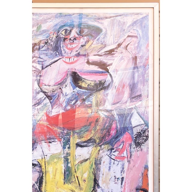 Abstract Expressionism 1983 Signed Willem deKooning Whitney Retrospective Poster “Woman and Bicycle” For Sale - Image 3 of 8