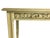 20th Century Painted Cream Beige Console Table with Ornamental Carved Relief For Sale In Miami - Image 6 of 7