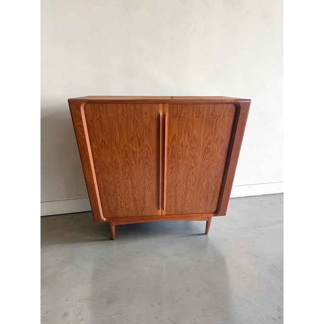 Wood Vintage Danish Teak Highboard from Bernhard Pedersen & Søn, 1960s For Sale - Image 7 of 18