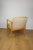 Textile Vintage Loft Lounge Chair in Light Beige Velvet Upholstery and Beech, 1970 For Sale - Image 7 of 10