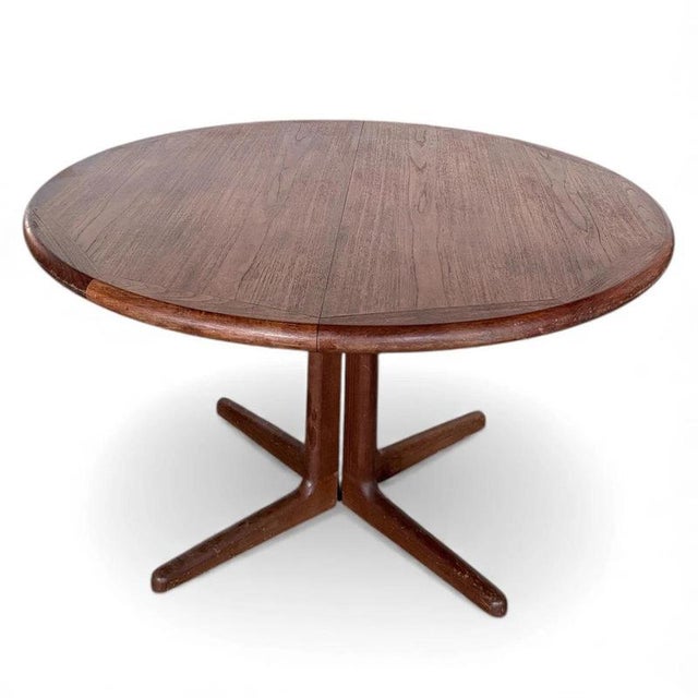 Mid-Century Danish Round Dining Table from Laurits M Larsen, 1960s For Sale - Image 11 of 11