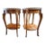 Set of 2 Antique Italian Inlaid Kidney-Shaped Side Tables For Sale