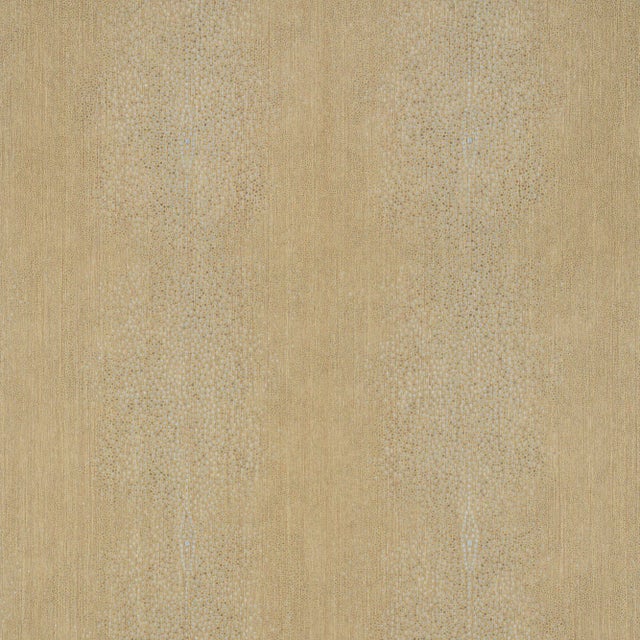 Sample - Schumacher Carlisle Wallpaper in Gold For Sale