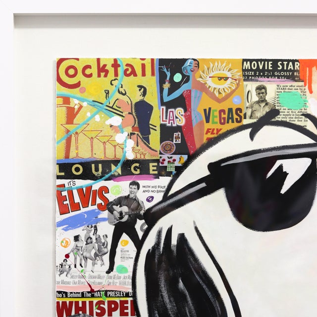 Joe Cool Lean - Original Pop Art Mixed Media Painting on Paper by Nelson De La Nuez For Sale In Los Angeles - Image 6 of 8