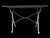 Antique French Cast Iron & Marble Bistro Table, 1900s For Sale - Image 4 of 16