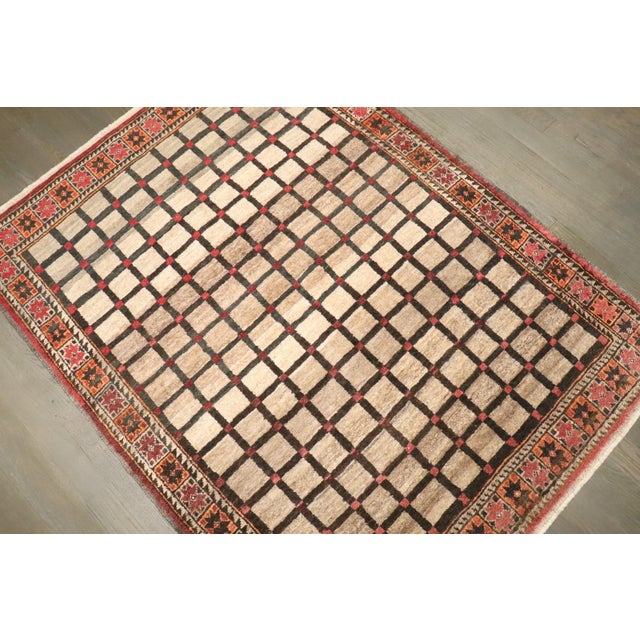 Vintage Afghan Balouch Rug rug no.j4664 For Sale In New York - Image 6 of 7