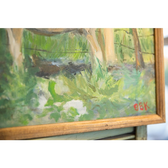 Textile Grace B. Keogh Painting "Horse in Field" For Sale - Image 7 of 10