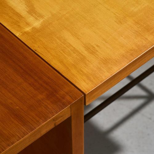 Black Duo-Tone Writing Desk by Taichiro Nakai for La Permanente Mobili Cantù, 1955 For Sale - Image 8 of 14