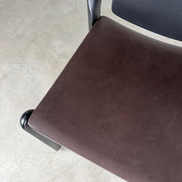 Model 122 Dining Room Chairs attributed to Vico Magistretti for Cassina, 1970s, Set of 8 For Sale - Image 18 of 18