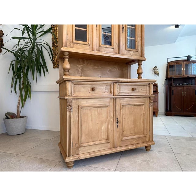 Wilhelminian Style Kitchen Display Cupboard For Sale - Image 12 of 14