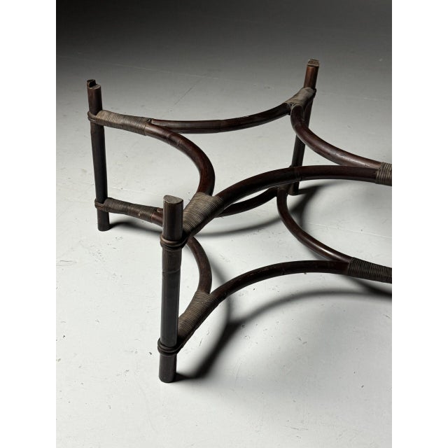 Vintage Rattan Coffee Table For Sale - Image 14 of 15
