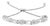 .925 Sterling Silver Diamond Accent Alternating Marquise Shape and Heart Links Bolo Bracelet (I-J Color, I3 Clarity) - Adjustable 6" to 9" For Sale