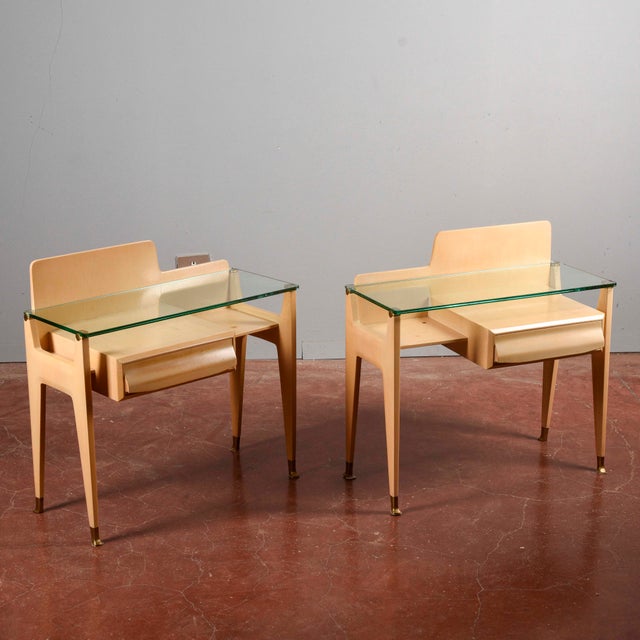 Vintage Bedside Tables, 1950s, Set of 2 For Sale - Image 15 of 18