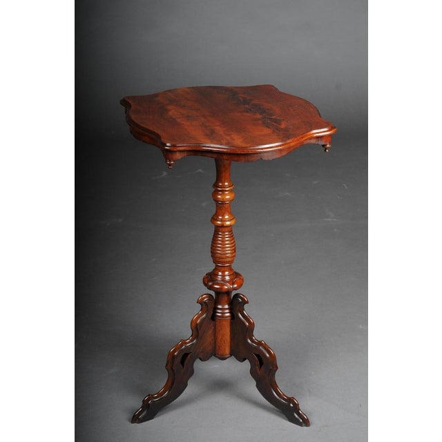 Wood Louis Philippe Side Table in Mahogany, 1860s For Sale - Image 7 of 18