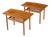 Pair of Grete Jalk for Poul Jeppesen Møbelfabrik Danish Teak Side Tables For Sale