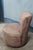 Beige Pair of Vintage Modern Rotating Microfiber Slipper Accent Chairs For Sale - Image 8 of 11
