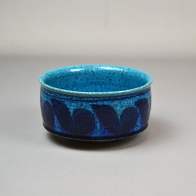 Rörstrand Ceramic Bowl by Inger Persson for Rörstrand Studio, Sweden, 1960s For Sale - Image 4 of 8