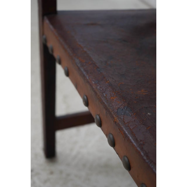 L&jg Stickley Mission Oak Spindle Back Armchair For Sale - Image 14 of 18