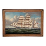 William Ball Spencer, Oil on Canvas, Seascape Painting, British, 19th C., Framed For Sale