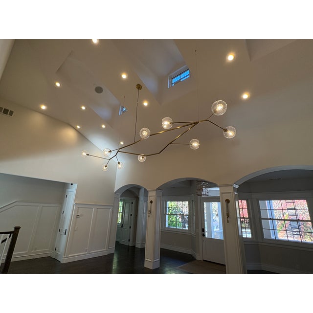 Lindsey Adelman Branching Bubble 10 Globe Chandelier For Sale - Image 9 of 9