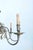 Heavy bronze chandelier with a beautiful patina. Eight-arm design. Checked and partially replaced electrical installation...