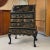 Black Lacquer Hand Painted Asian Chinoiserie Black Lacquer Secretary Writing Desk For Sale - Image 9 of 16