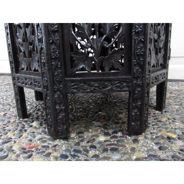 Antique Anglo Indian Carved Hardwod Table For Sale - Image 11 of 14