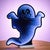 Contemporary Smiley World Halloween Ghost Ekkolight 15.5"H For Sale - Image 3 of 3
