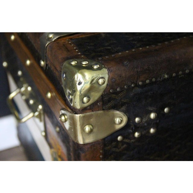 Courier 90 Trunk from Goyard, 1920s For Sale - Image 10 of 18