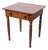 Early 19th Century Antique Sheraton Style Cherry Single Drawer Side Table For Sale