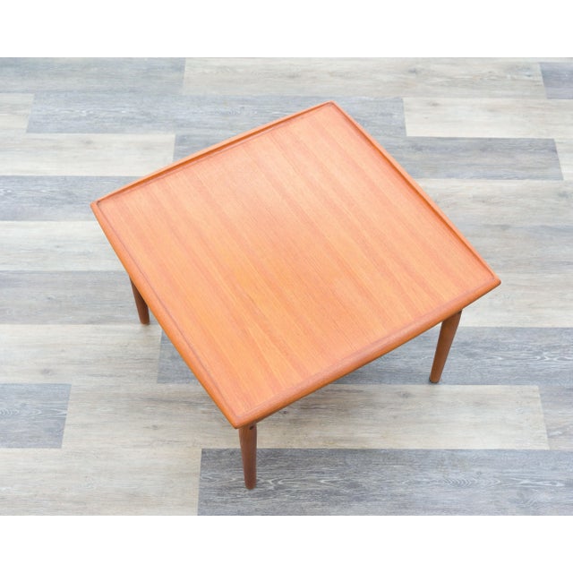 Danish Coffee Table in Teak by Grete Jalk for Glostrup, 1960s For Sale - Image 3 of 9