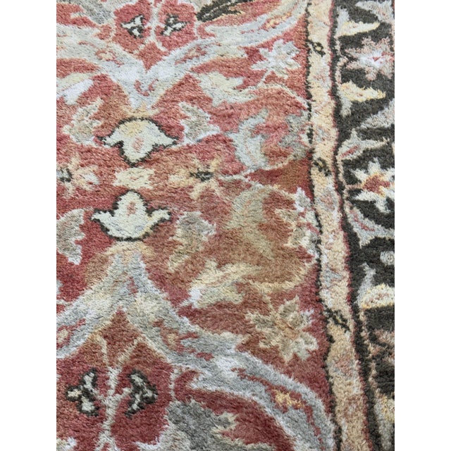 2ft 6in × 9ft 1in Traditional Floral Wool Runner Rug For Sale In San Francisco - Image 6 of 12