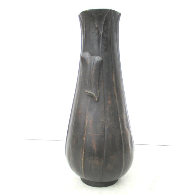 Art Nouveau Arts and Crafts Bronze Vase Circa 1900 For Sale - Image 3 of 7