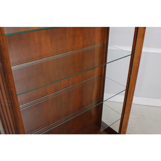 Italian Neoclassical Beveled Glass China Cabinet For Sale In Philadelphia - Image 6 of 14