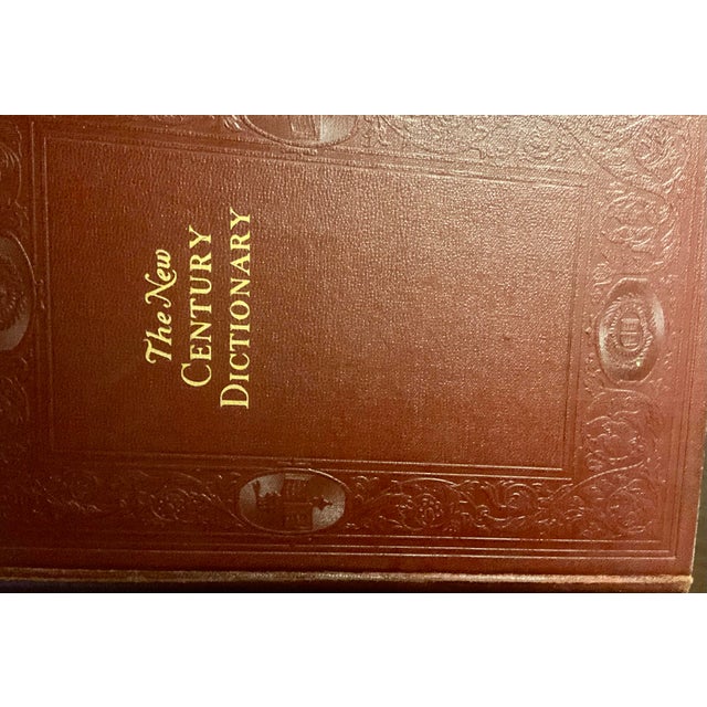 Red The New Century Dictionary, Published by Appleton Century in the Early 20th Century — A Two-Volume Set For Sale - Image 8 of 9
