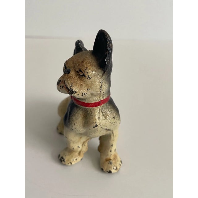 Figurative Antique Hubley French Bulldog Dog For Sale - Image 3 of 10
