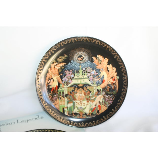 1990s Russian Legends Porcelain Plates - 9 Stories in Russian For Sale - Image 14 of 18
