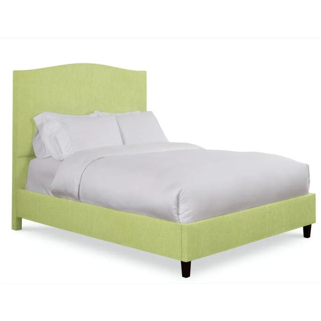 This listing includes the entire bedframe, including the headboard, rails, and footboard. From Chairish's line of bespoke...