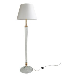 Model N° 529 Floor Lamp attributed to Carlo Scarpa for Venini, 1942 For Sale