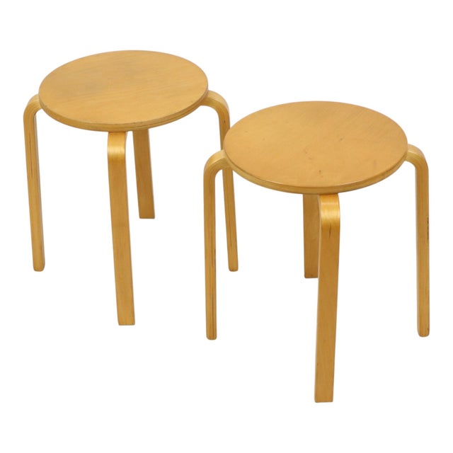 Vintage Frosta Stools in Beech Wood from Ikea, 1990s, Set of 2 For Sale - Image 14 of 18