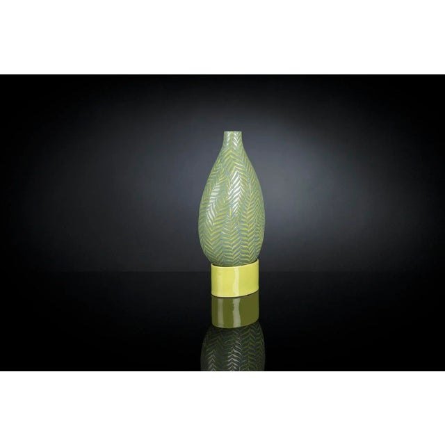 Fern Bottle with Small Base in Gress Green from VGnewtrend, in New conditions. Designed from 2000