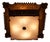 Art Deco Copper and Acrylic Glass Flush Mount, 1930s, Germany For Sale