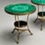 Metal Louis XVI Style, Jeweled Gueridons, Malachite, Bronze, France, 20th C. For Sale - Image 7 of 11