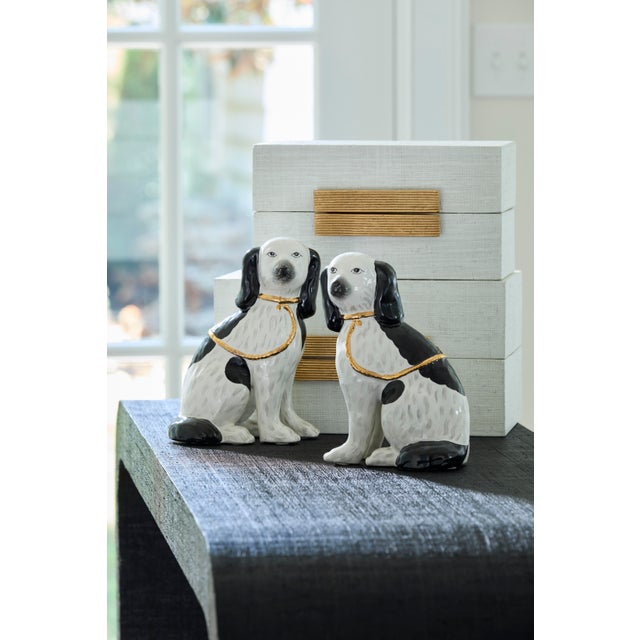 Raffia Boxes - White, Set of 2 For Sale - Image 10 of 12